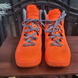 Nike Zoom Hyperenforcer PE Men’s Orange Grey Basketball Athletic 9.5